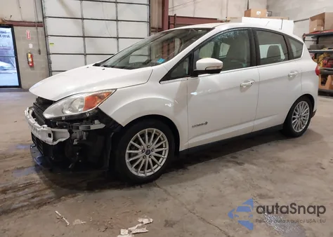 2013 Ford C-Max Hybrid Sel из США, поврежденный, VIN 1FADP5BU2DL511178